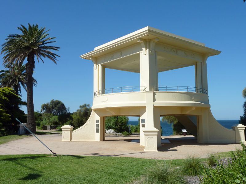 Sandringham - Beach and foreshore park between Sims Street and band rotunda: Band rotunda