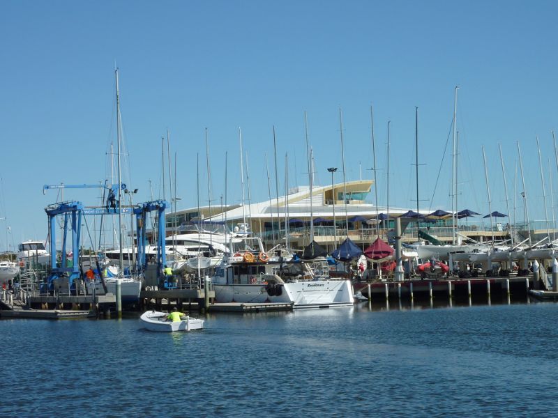 Sandringham - Picnic Point, Hampton Pier: View towards Sandringham Yacht Club