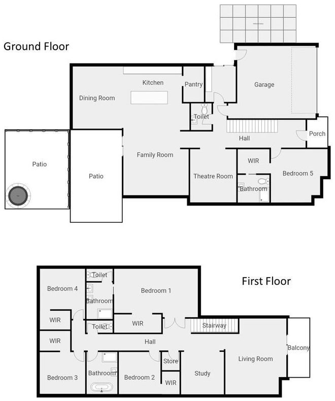 Paterson Retreat - Floor plan