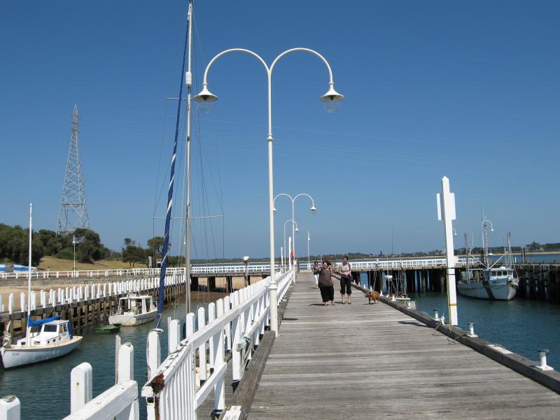 San Remo - San Remo Jetty: View south-west along jetty