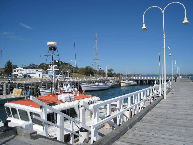 San Remo - San Remo Jetty: View south-west along jetty