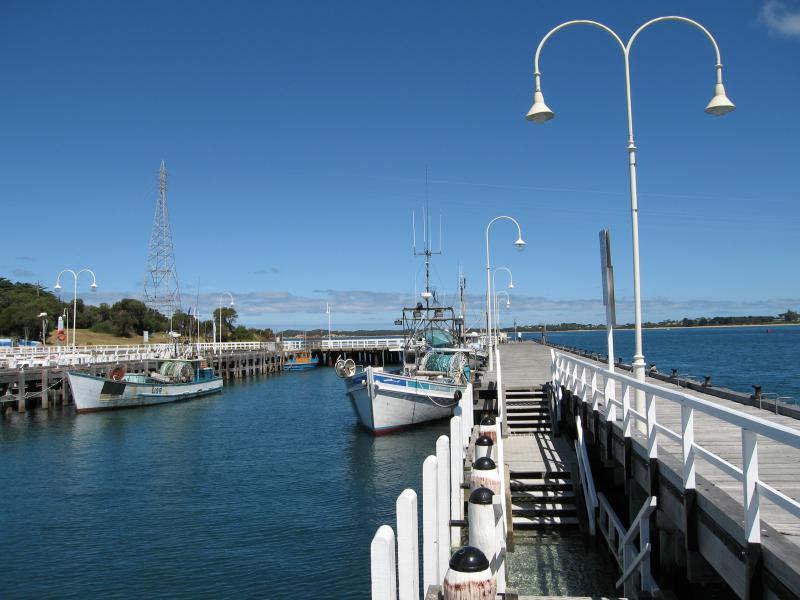 San Remo - San Remo Jetty: View south-west along jetty