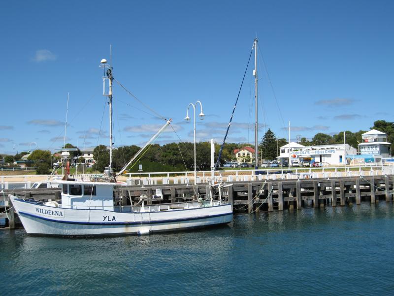 San Remo - San Remo Jetty: View south across jetty towards foreshore