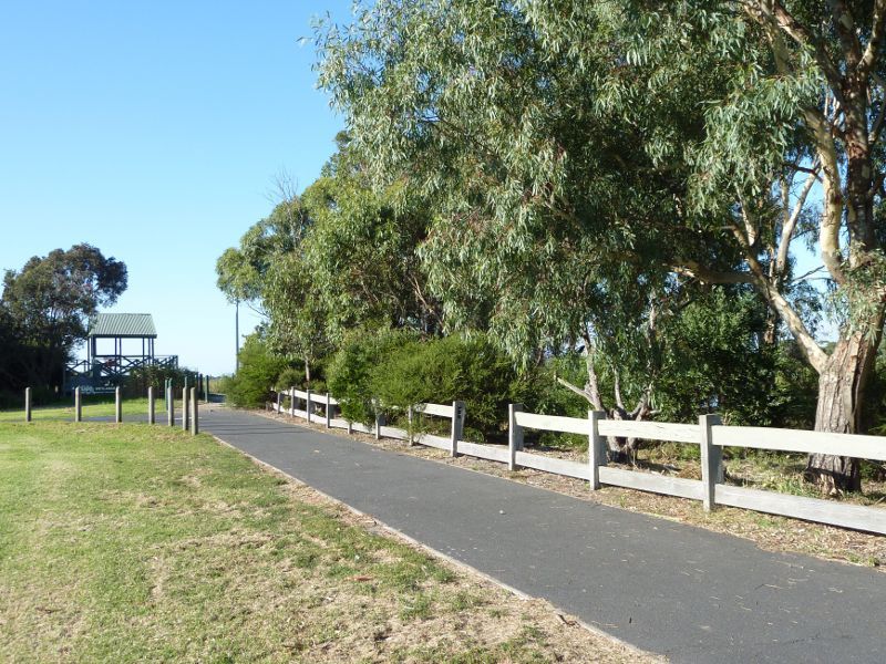 Seaford - Seaford Wetlands, Austin Road: View north along path to viewing platform
