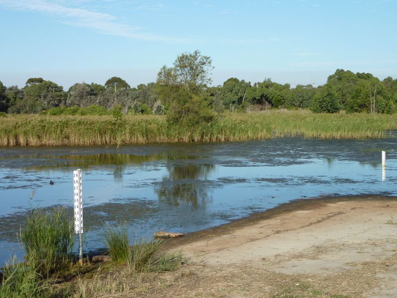 Seaford - Seaford Wetlands, Austin Road: Lake on east side of viewing platform