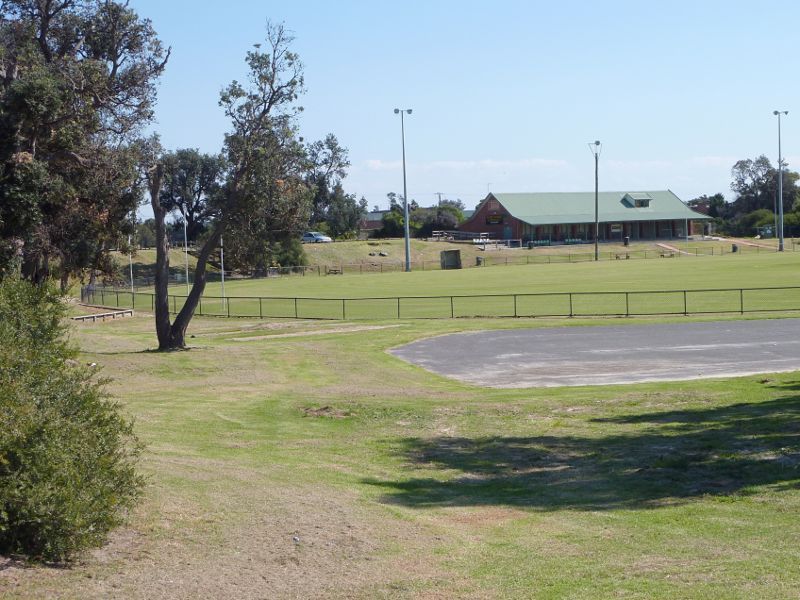 Seaford - R.F. Miles Reserve, Seaford Road: View towards pavillion and oval