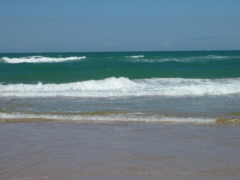Seaspray - Beach at south-east end of Futcher Street: View across ocean
