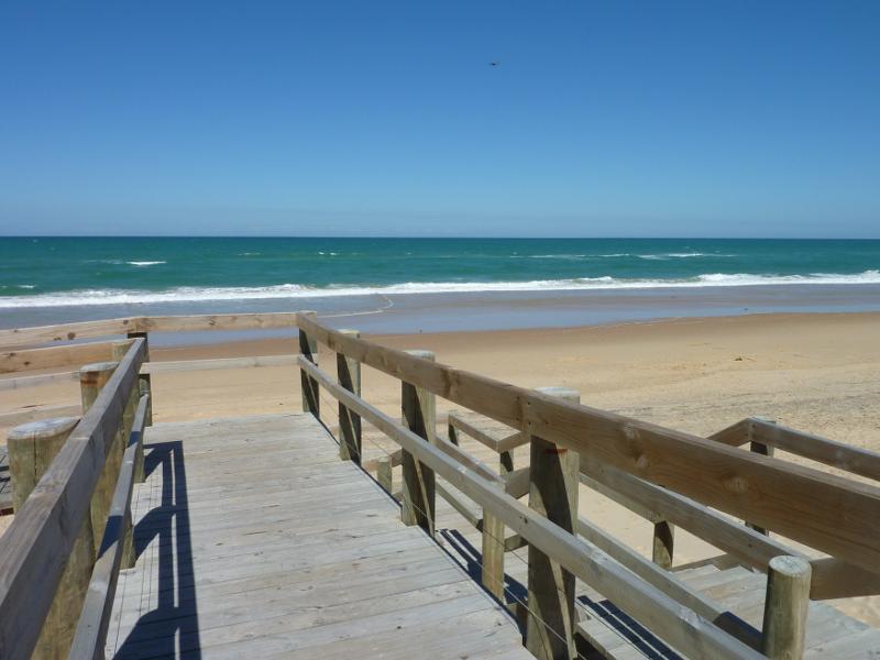 Seaspray - Beach at Shoreline Drive opposite Centre Road: View from walkway down to beach