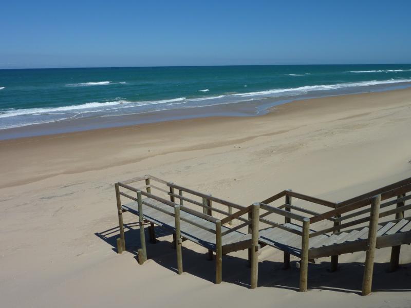 Seaspray - The Honeysuckles, beach along McLachlan Street opposite Grenfell Drive: Walkway down to beach
