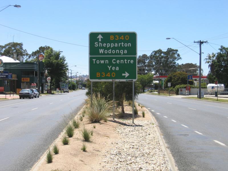 Seymour - Tallarook Street and Emily Street areas: View north-east along Emily St towards Tallarook St