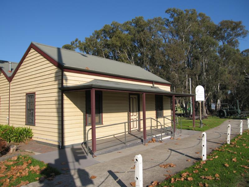 Shepparton - Historical Precinct, corner High Street and Wellsford Street: Old Forester's Hall (part of heritage centre)