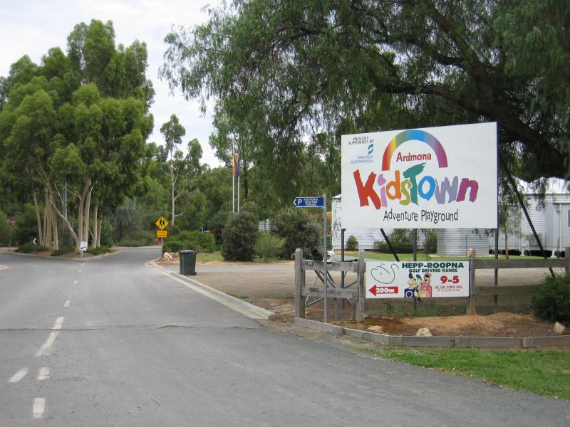 Shepparton - Around town: Ardmona Kids Town Adventure Playground, Midland Highway between Shepparton and Mooroopna