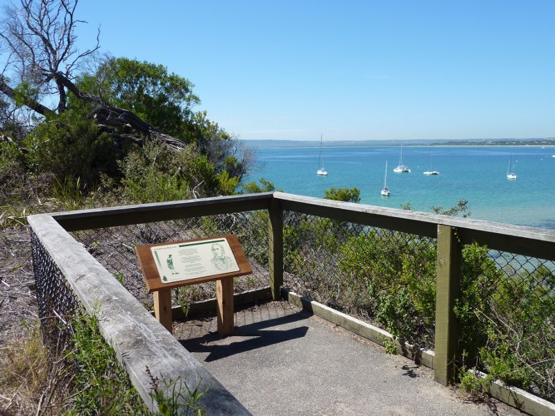 Sorrento - Eastern Sister and Collins Settlement Historic Site, Port Phillip: J.P. Fawkner Lookout