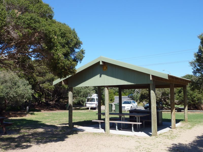 Sorrento - Camerons Bight, Port Phillip: BBQ shelter on foreshore