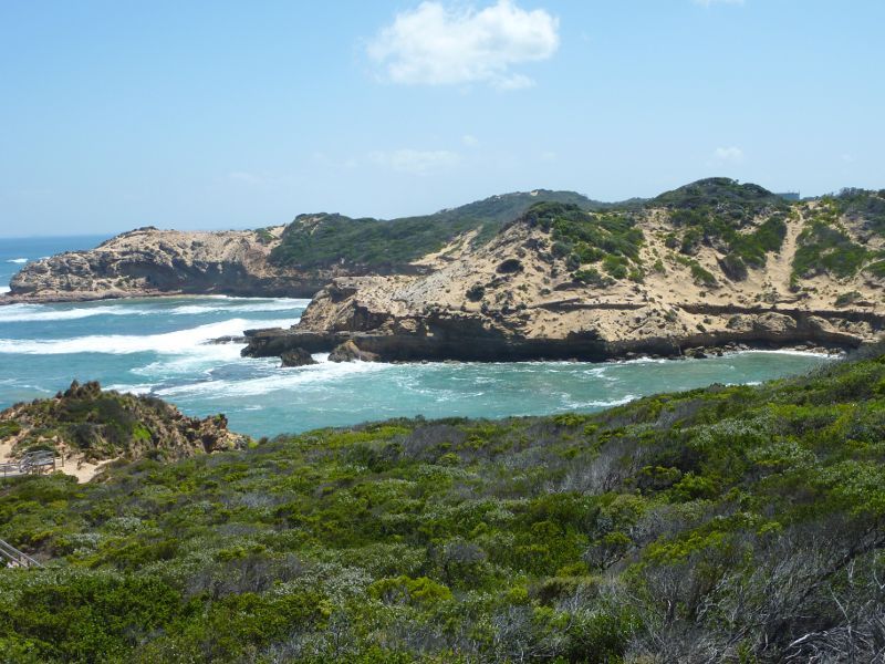 Sorrento - Diamond Bay, Bass Strait: View towards Diamond Bay from Mt St Pauls Lookout