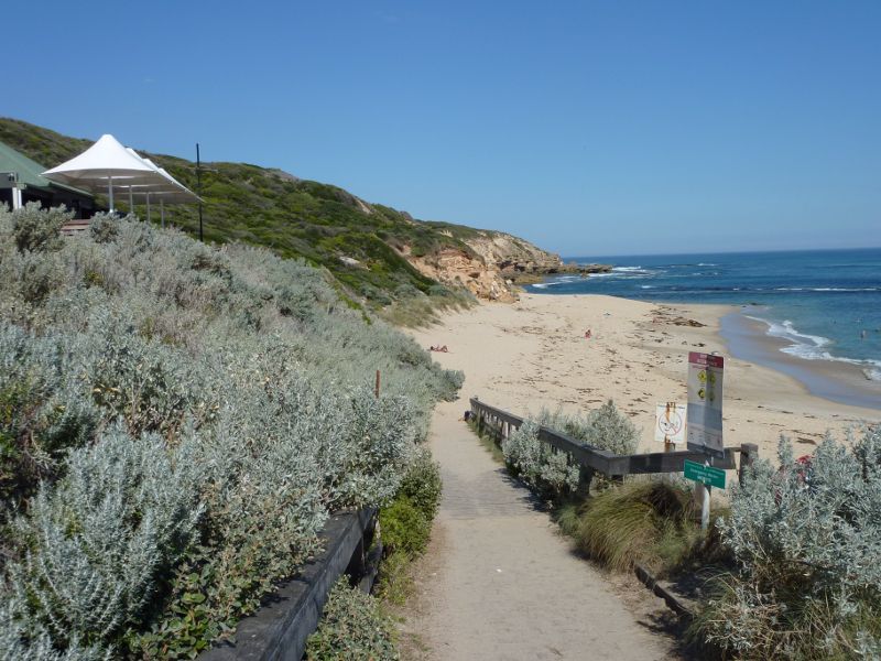 Sorrento - Sorrento Ocean Beach, Bass Strait: Ramp down to beach
