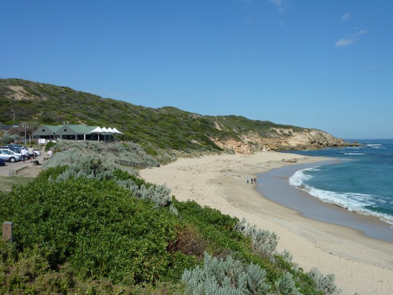 Sorrento - Sorrento Ocean Beach, Bass Strait: South-easterly view along foreshore and beach