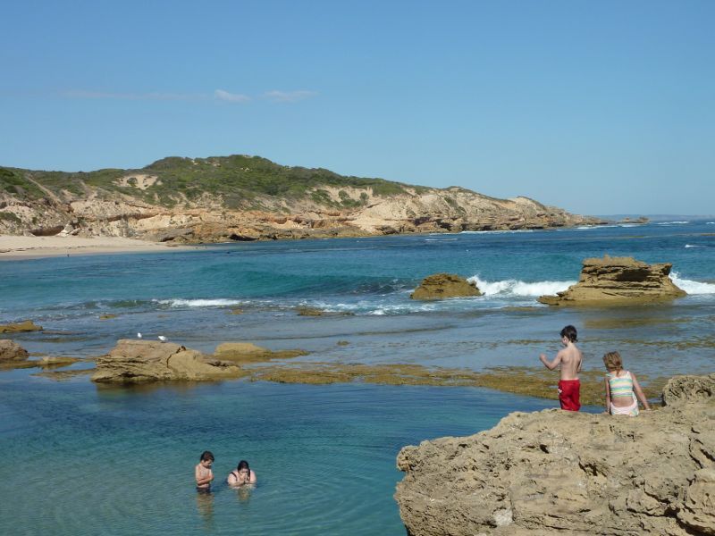 Sorrento - Sorrento Ocean Beach, Bass Strait: Easterly view from western end of beach