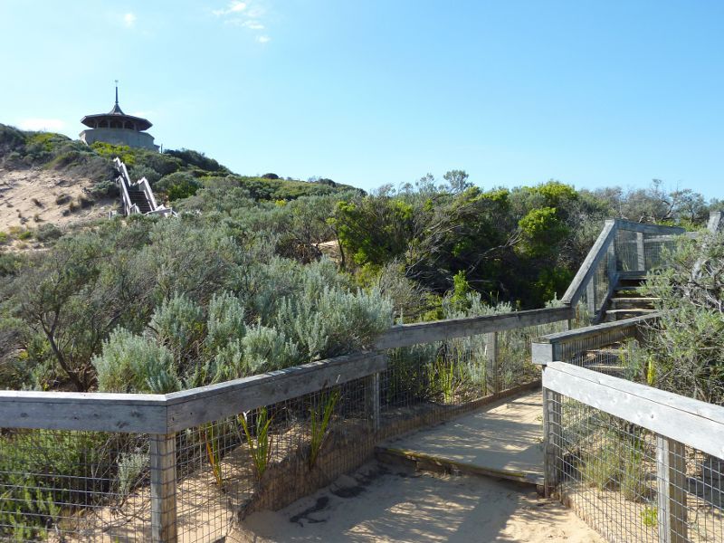 Sorrento - Sorrento Ocean Beach, Bass Strait: Path south of Coppins Lookout