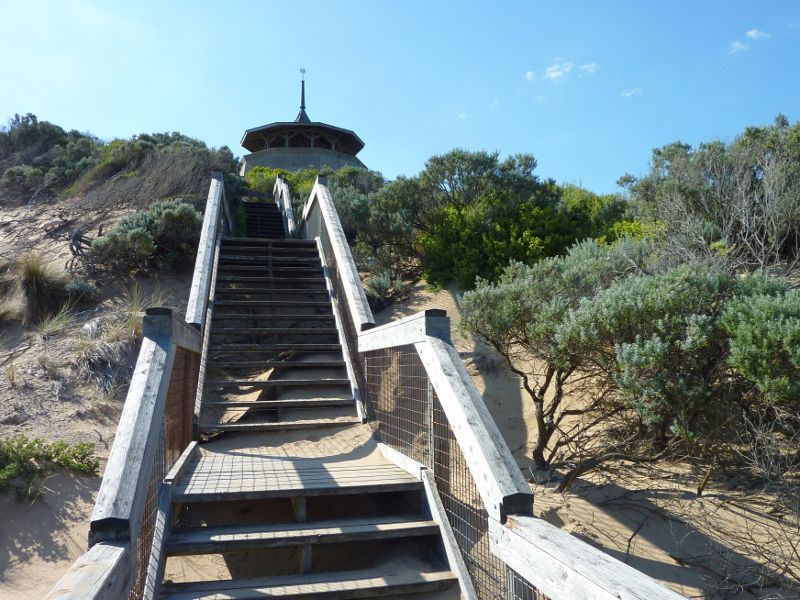 Sorrento - Sorrento Ocean Beach, Bass Strait: Steps up to Coppins Lookout