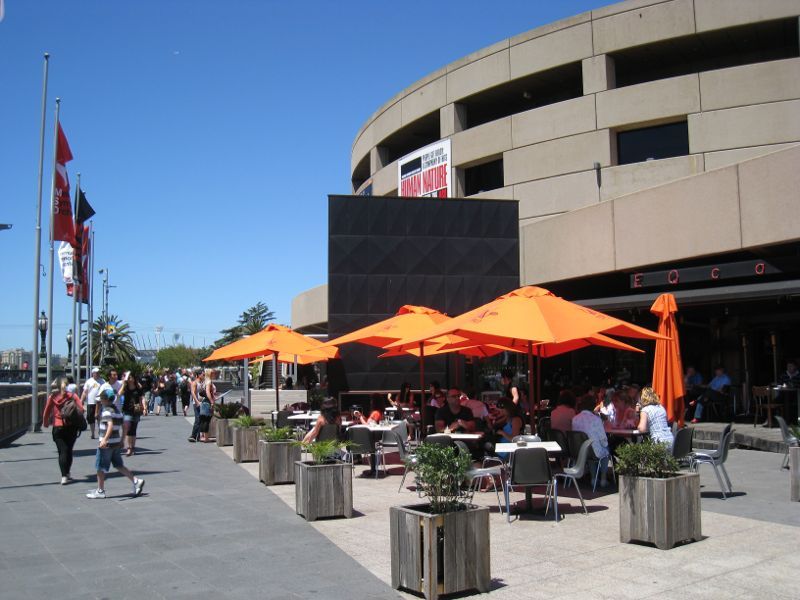 Southbank - Arts Centre Melbourne, St Kilda Road: River Terrace at Hamer Hall