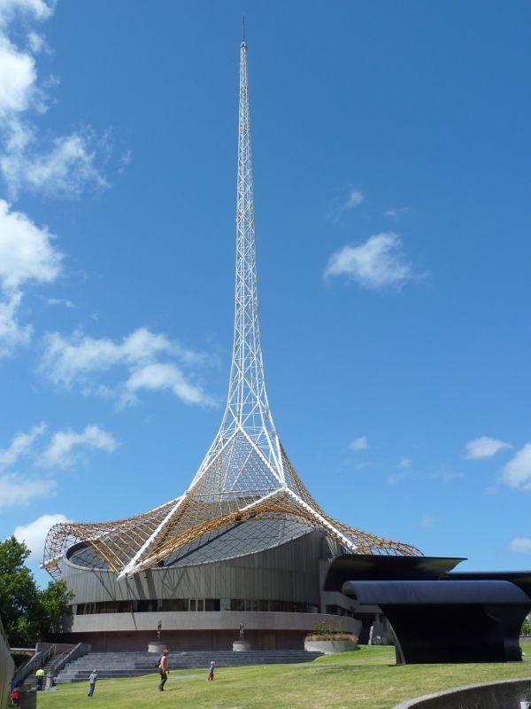 Southbank - Arts Centre Melbourne, St Kilda Road - Arts Centre Spire above State Theatre