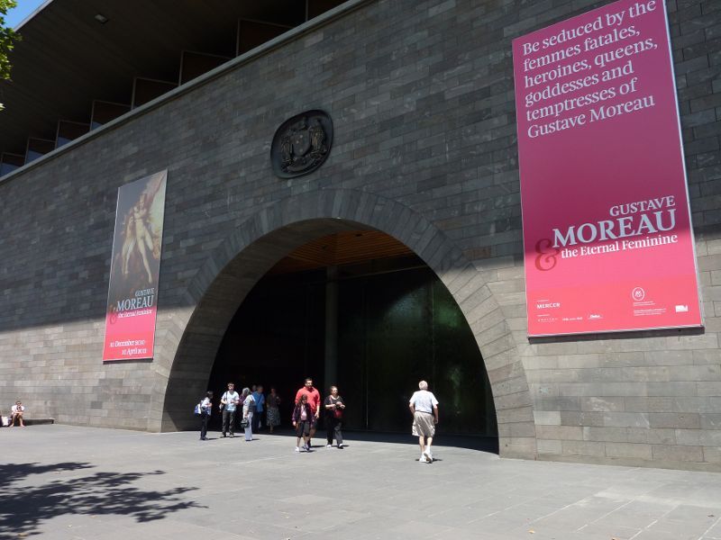 Southbank - National Gallery of Victoria, St Kilda Road: Main entrance