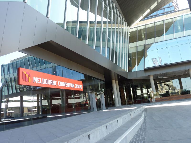 Southbank - South Wharf - Entrance to Melbourne Convention & Exhibition Centre