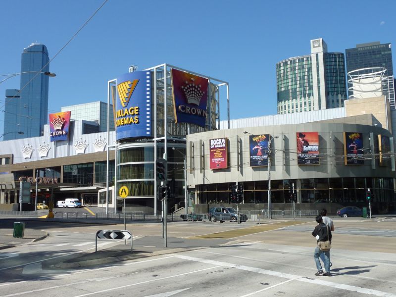Southbank - Clarendon Street: Cinemas at Crown Entertainment Complex, corner Clarendon St and Whiteman St