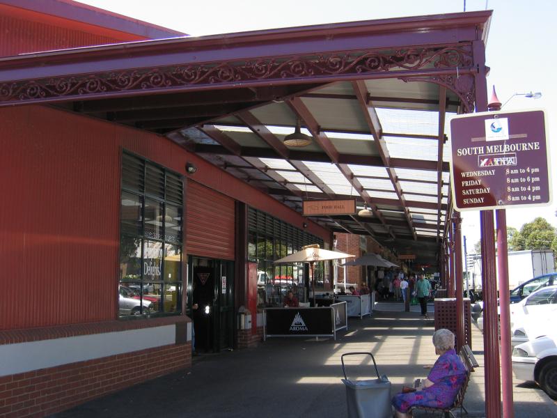 South Melbourne - South Melbourne Market: View of market from Coventry St