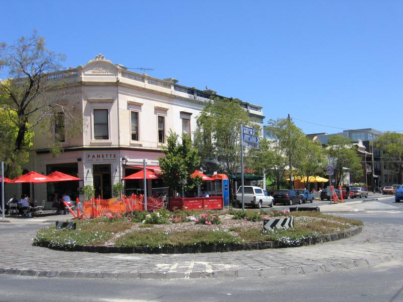 South Melbourne - Around South Melbourne Market, York Street and Cecil Street: View west along Coventry St at Cecil St