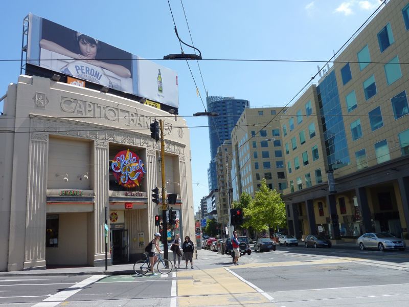 South Yarra - Shops along Toorak Road: Soda Rock Diner, northern corner Toorak Rd and Chapel St