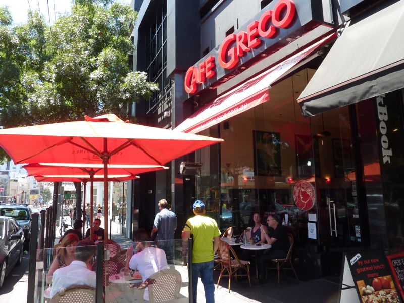 South Yarra - Chapel Street: Cafe Greco, Chapel St south of Oxford St