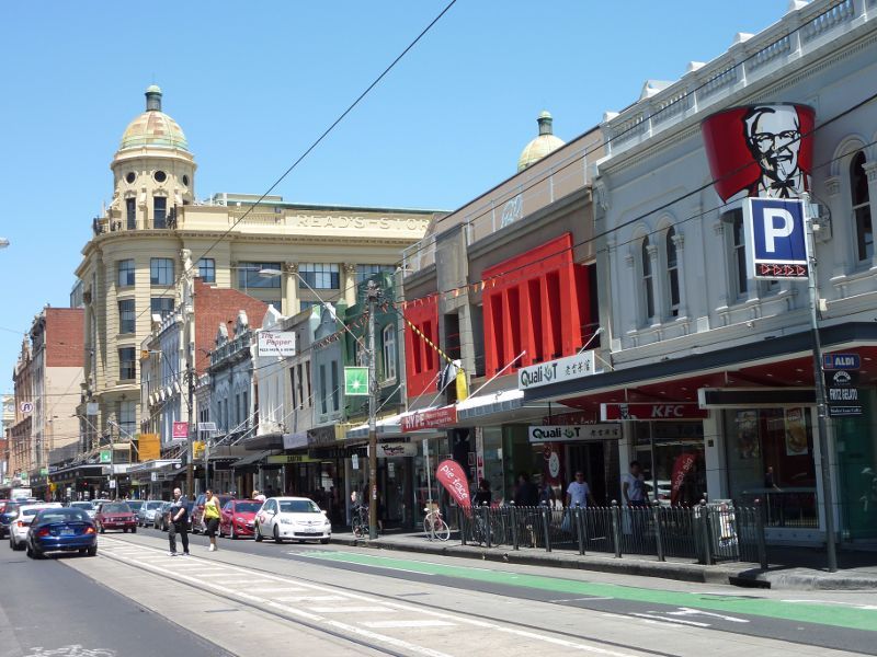South Yarra - Chapel Street: View south along Chapel St towards Commercial Rd