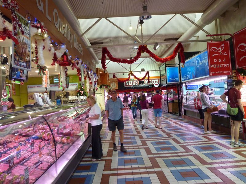 South Yarra - Prahran Market, Commercial Road: Meat section