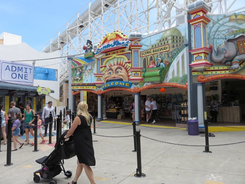 St Kilda - Luna Park, The Esplanade: Ticket office and souvenir shop