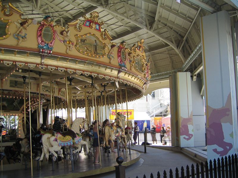 St Kilda - Luna Park, The Esplanade: Carousel ride