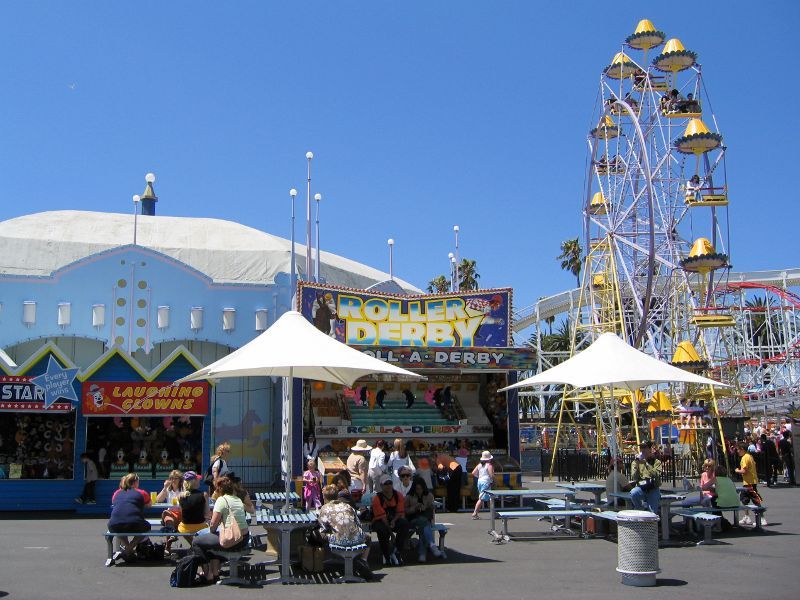 St Kilda - Luna Park, The Esplanade: Amusements and Sky Rider