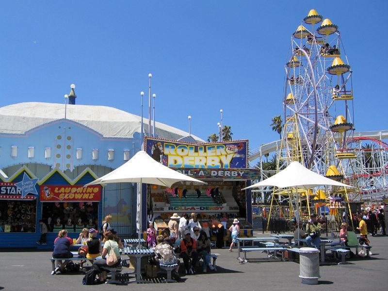 St Kilda - Luna Park, The Esplanade - Amusements and Sky Rider