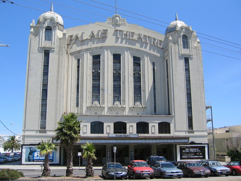 St Kilda - The Esplanade: Palais Theatre, corner Lower Esplanade and Cavell St