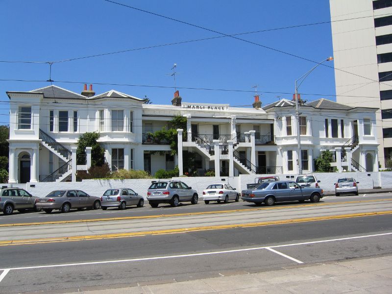 St Kilda - The Esplanade: Marli Place, east side of The Esplanade north of Pollington St