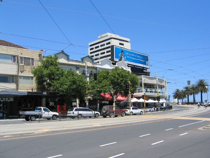 St Kilda - Fitzroy Street shops - Southern side of Fitzroy St west of Acland St