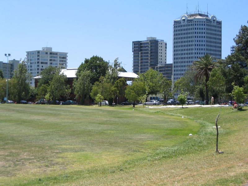 St Kilda - Albert Park along Fitzroy Street: Ian Johnson Oval