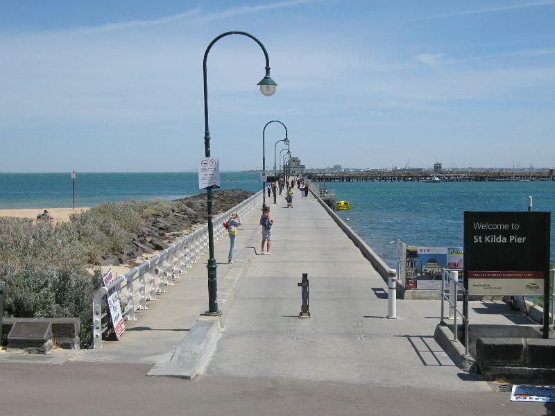 St Kilda - St Kilda Pier and St Kilda Harbour: Entrance to pier