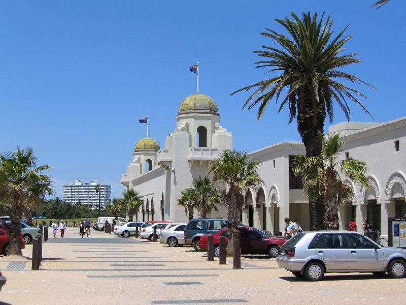 St Kilda - St Kilda Sea Baths: Car park fronting Jacka Bvd