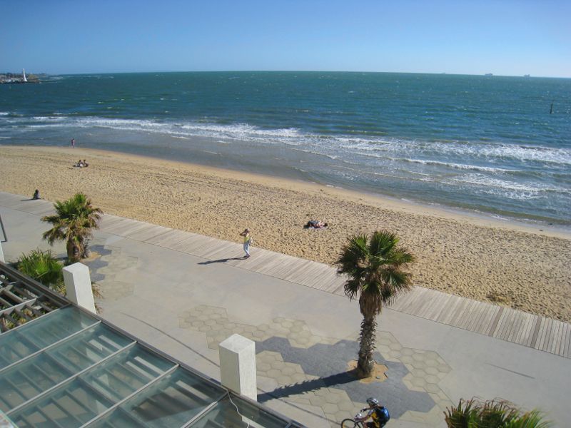 St Kilda - St Kilda Sea Baths: View across bay from from observation deck