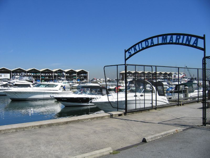 St Kilda - St Kilda Marina - Walkway along marina