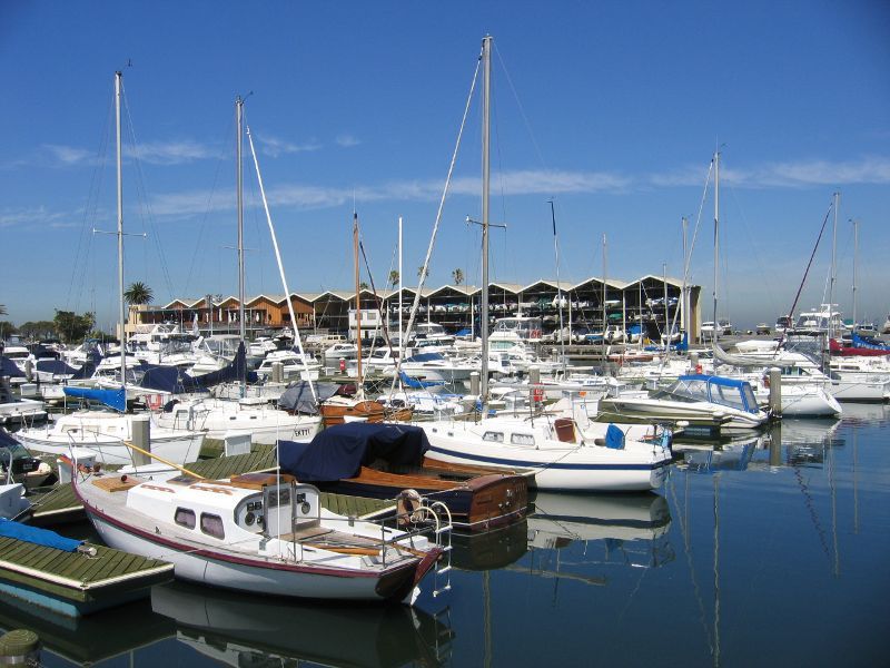 St Kilda - St Kilda Marina - Boats moored at marina