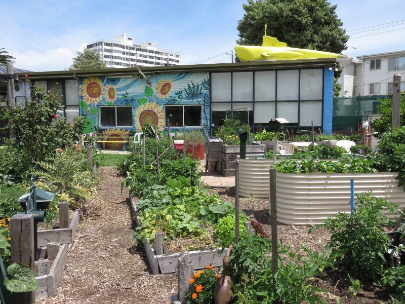 St Kilda - Veg Out Community Gardens, Shakespeare Grove: Garden beds