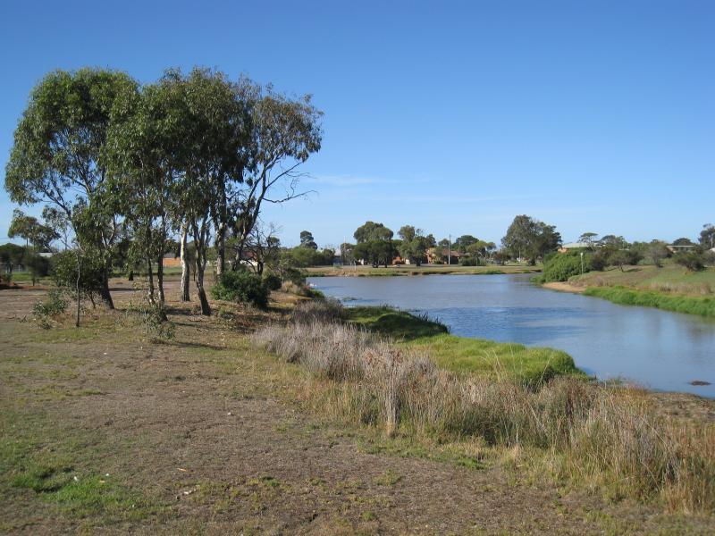 St Leonards - St Leonards Lake Reserve, Murradoc Road: View along lake from Cole St